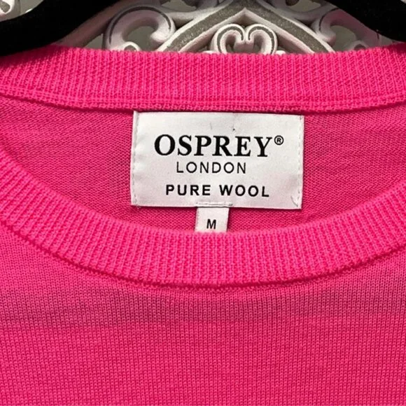 Osprey London Men’s Jumper M 100% Wool